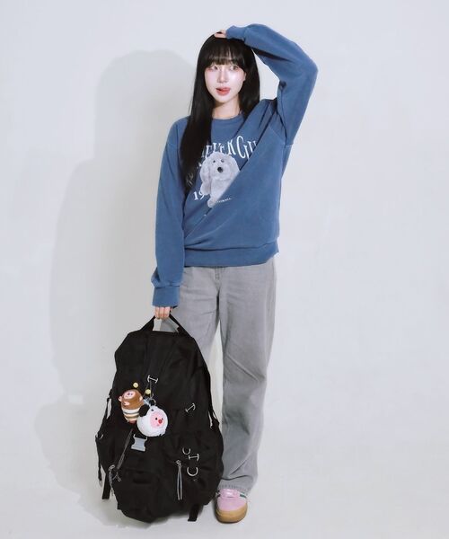 Retriever Club（レトリーバークラブ）の「RETRIEVER DOLL CREWNECK [PIGMENT NAVY]（スウェット・レディース・その他・M/L/XL）」の7枚目の写真