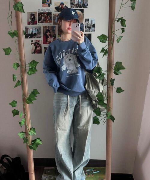 Retriever Club（レトリーバークラブ）の「RETRIEVER DOLL CREWNECK [PIGMENT NAVY]（スウェット・レディース・その他・M/L/XL）」の8枚目の写真