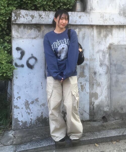 Retriever Club（レトリーバークラブ）の「RETRIEVER DOLL CREWNECK [PIGMENT NAVY]（スウェット・レディース・その他・M/L/XL）」の9枚目の写真