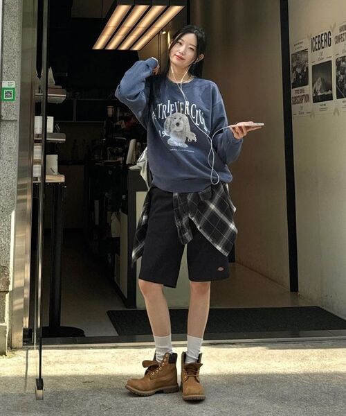 Retriever Club（レトリーバークラブ）の「RETRIEVER DOLL CREWNECK [PIGMENT NAVY]（スウェット・レディース・その他・M/L/XL）」の5枚目の写真