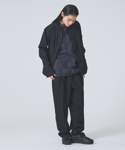 Pyrenex(ピレネックス)の「【PYRENEX / ピレネックス】HMX008 / LANE/ソフトシェルジャケット/スタンドカラー/ユニセックス(ブルゾン・メンズ・ブラック/ライトベージュ・L/M/S)」の5枚目の写真