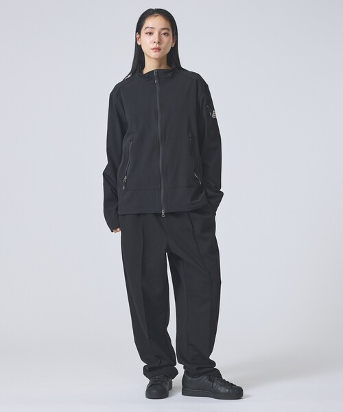 Pyrenex(ピレネックス)の「【PYRENEX / ピレネックス】HMX008 / LANE/ソフトシェルジャケット/スタンドカラー/ユニセックス(ブルゾン・メンズ・ブラック/ライトベージュ・L/M/S)」の7枚目の写真