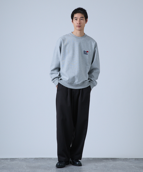 BEN DAVIS(ベンデイビス)の「【BEN DAVIS / ベンデイビス】別注 Heart LOGO CREW(スウェット・メンズ・ネイビー/グレー/ブラック/グリーン・LARGE/MEDIUM)」の9枚目の写真