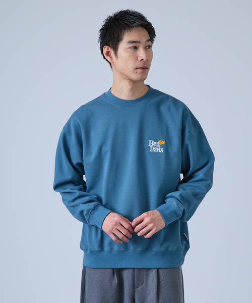BEN DAVIS(ベンデイビス)の「【BEN DAVIS / ベンデイビス】別注 Heart LOGO CREW(スウェット・メンズ・ネイビー/グレー/ブラック/グリーン・LARGE/MEDIUM)」の14枚目の写真