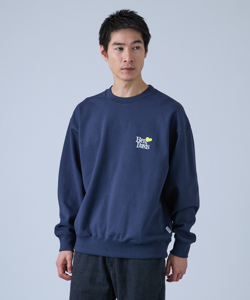 BEN DAVIS(ベンデイビス)の「【BEN DAVIS / ベンデイビス】別注 Heart LOGO CREW(スウェット・メンズ・ネイビー/グレー/ブラック/グリーン・LARGE/MEDIUM)」の18枚目の写真