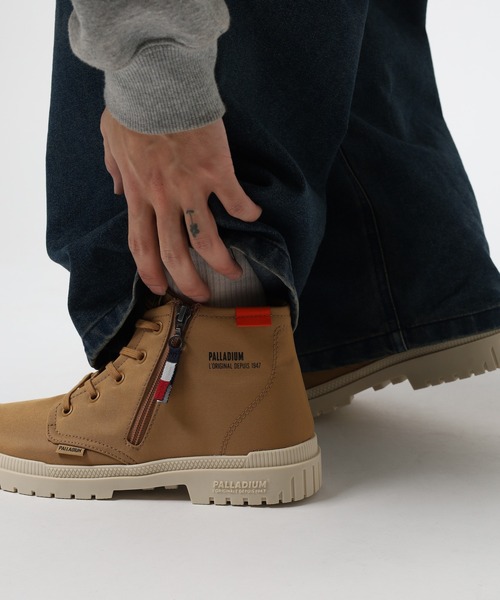 PALLADIUM（パラディウム）の「SP20 HI TECH OUTZIP サイドジップ ハイカット シューズ ユニセックス（スニーカー・メンズ・ホワイト/ベージュ系その他/ブラック・29cm/25.5cm/25cm/24.5cm/24cm/23.5cm/23cm/28cm/27.5cm/27cm/26.5cm/26cm/22.5cm）」の15枚目の写真