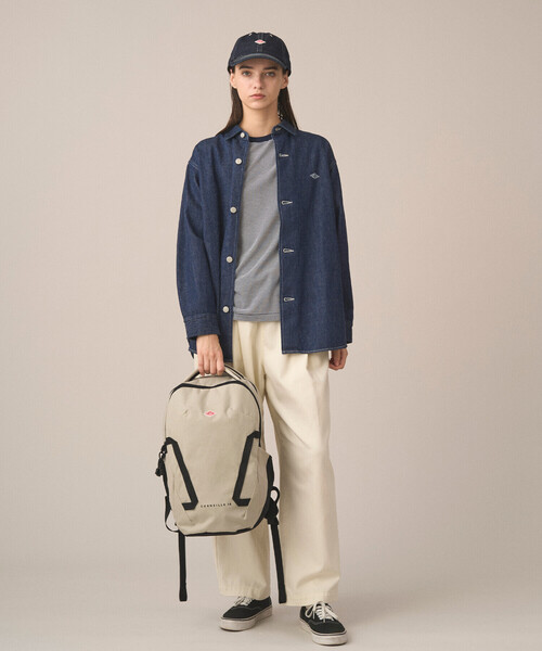 DANTON（ダントン）の「Cordura Canvas Daypack〈CORNEILLE 18〉（バックパック/リュック・レディース・オレンジ/ダークグレー/グレイッシュベージュ/ブルー系その他5/ブラック・-）」の7枚目の写真