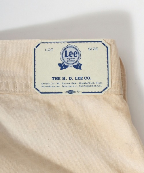 Lee(リー)の「2026SS Lee/リー VINTAGE PAINTER PANTS ヴィンテージ デニム ペインターパンツ(デニムパンツ・メンズ・キナリ/インディゴブルー・M/L/XL)」の12枚目の写真