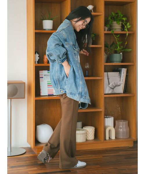 Ungrid（アングリッド）の「ビッグシルエットデニムジャケット（デニムジャケット・レディース・ブルー・FREE）」の8枚目の写真