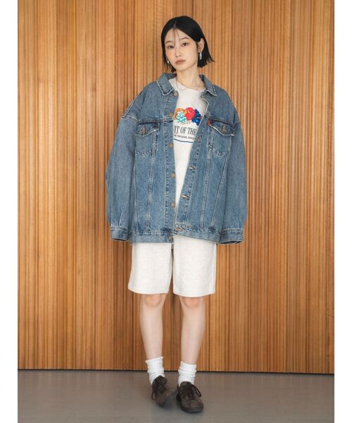 Ungrid（アングリッド）の「ビッグシルエットデニムジャケット（デニムジャケット・レディース・ブルー・FREE）」の9枚目の写真