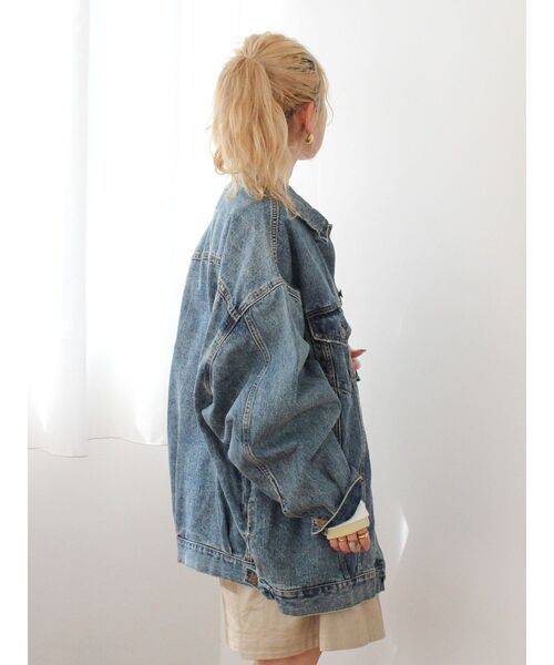 Ungrid（アングリッド）の「ビッグシルエットデニムジャケット（デニムジャケット・レディース・ブルー・FREE）」の21枚目の写真
