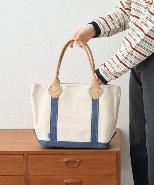 GEVACO(ゲバコ)の「【GEVACO】キャンバストートバッグ(トートバッグ・レディース・ネイビー/グリーン/ブラック・ONE SIZE)」の3枚目の写真