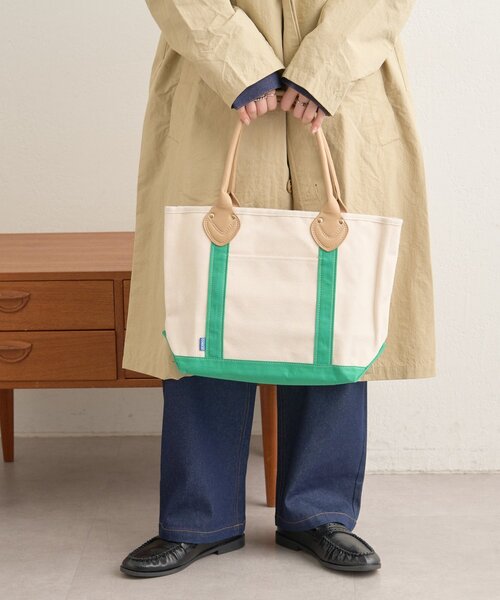 GEVACO(ゲバコ)の「【GEVACO】キャンバストートバッグ(トートバッグ・レディース・ネイビー/グリーン/ブラック・ONE SIZE)」の15枚目の写真