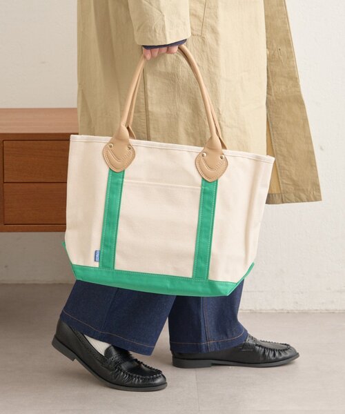 GEVACO(ゲバコ)の「【GEVACO】キャンバストートバッグ(トートバッグ・レディース・ネイビー/グリーン/ブラック・ONE SIZE)」の14枚目の写真