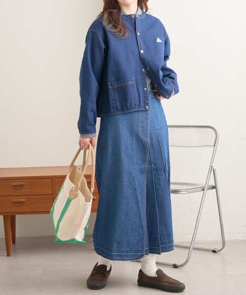 GEVACO(ゲバコ)の「【GEVACO】キャンバストートバッグ(トートバッグ・レディース・ネイビー/グリーン/ブラック・ONE SIZE)」の12枚目の写真