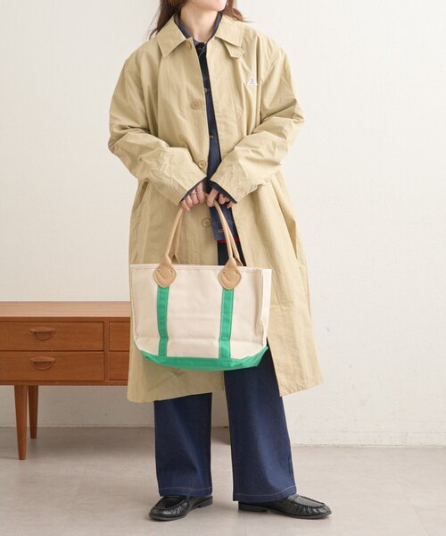 GEVACO(ゲバコ)の「【GEVACO】キャンバストートバッグ(トートバッグ・レディース・ネイビー/グリーン/ブラック・ONE SIZE)」の11枚目の写真