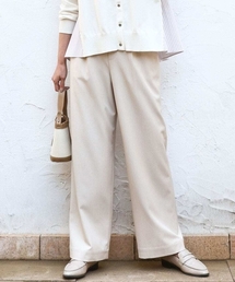 MK MICHEL KLEIN | [SANAGARAシリーズ]デニムライク ワイドパンツ/接触冷感/UVカット/洗える(デニムパンツ)