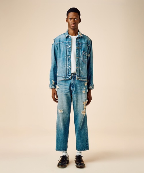 BEDWIN & THE HEARTBREAKERS（ベドウィン アンド ザ ハートブレイカーズ）の「DAMAGED DENIM JACKET "CASSIDY"（デニムジャケット・メンズ・インディゴブルー・X-LARGE/LARGE/MEDIUM）」の11枚目の写真