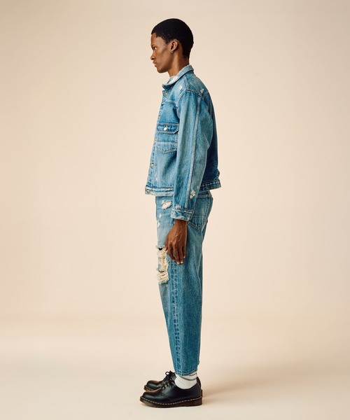 BEDWIN & THE HEARTBREAKERS（ベドウィン アンド ザ ハートブレイカーズ）の「DAMAGED DENIM JACKET "CASSIDY"（デニムジャケット・メンズ・インディゴブルー・X-LARGE/LARGE/MEDIUM）」の12枚目の写真