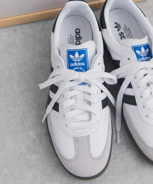 adidas(アディダス)の「adidas SAMBA OG(スニーカー・レディース・ホワイト・23/24.5/24/25/23.5)」の2枚目の写真