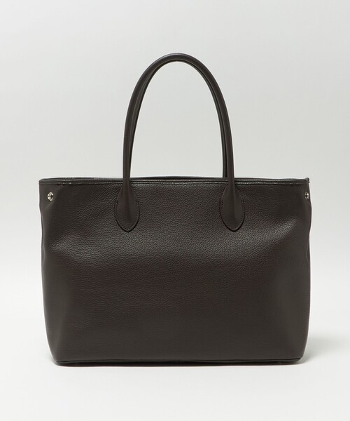 UNITED ARROWS（ユナイテッドアローズ）の「レザー ジップ トートバッグ（トートバッグ・メンズ・ブラック/ダークブラウン・FREE）」の12枚目の写真