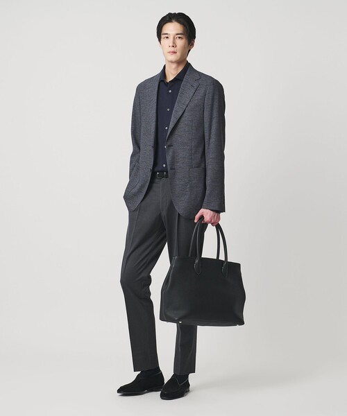 UNITED ARROWS（ユナイテッドアローズ）の「レザー ジップ トートバッグ（トートバッグ・メンズ・ブラック/ダークブラウン・FREE）」の20枚目の写真