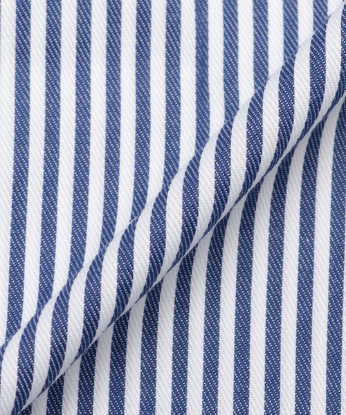 TOKYO SHIRTS(トウキョウシャツ)の「【超形態安定】 形態安定ノンアイロン ボタンダウン 長袖ビジネスワイシャツ(ビジネスシャツ・メンズ・ブルー・首回り37cm-裄丈80cm/首回り37cm-裄丈84cm/首回り39cm-裄丈80cm/首回り39cm-裄丈84cm/首回り41cm-裄丈82cm/首回り41cm-裄丈86cm/首回り42cm-裄丈82cm/首回り42cm-裄丈86cm/首回り43cm-裄丈82cm/首回り43cm-裄丈86cm)」の5枚目の写真