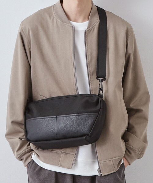 THE SHOP TK (ザ ショップ ティーケー )の「【TO GO SHEEP】コンパクト ショルダーバック(ショルダーバッグ・メンズ・ナチュラル/ブラック・00)」の5枚目の写真