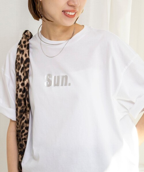 NOLLEY’S(ノーリーズ)の「ウォッシャブルweekendTシャツ(Tシャツ/カットソー・レディース・ホワイト系その他3/ホワイト系その他2/ホワイト系その他4・FREE)」の3枚目の写真