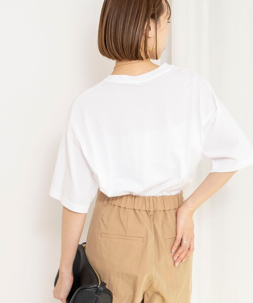 NOLLEY’S(ノーリーズ)の「ウォッシャブルweekendTシャツ(Tシャツ/カットソー・レディース・ホワイト系その他3/ホワイト系その他2/ホワイト系その他4・FREE)」の14枚目の写真