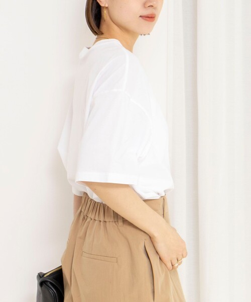 NOLLEY’S(ノーリーズ)の「ウォッシャブルweekendTシャツ(Tシャツ/カットソー・レディース・ホワイト系その他3/ホワイト系その他2/ホワイト系その他4・FREE)」の15枚目の写真