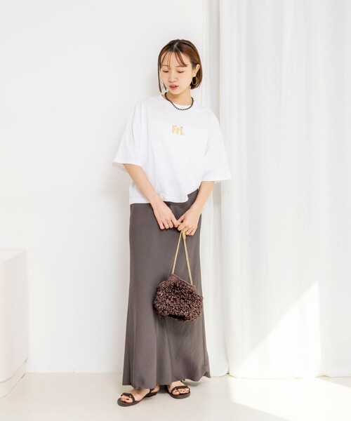 NOLLEY’S(ノーリーズ)の「ウォッシャブルweekendTシャツ(Tシャツ/カットソー・レディース・ホワイト系その他3/ホワイト系その他2/ホワイト系その他4・FREE)」の16枚目の写真