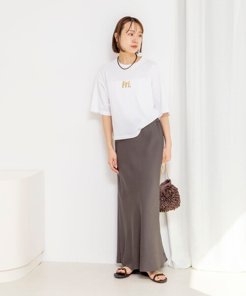 NOLLEY’S(ノーリーズ)の「ウォッシャブルweekendTシャツ(Tシャツ/カットソー・レディース・ホワイト系その他3/ホワイト系その他2/ホワイト系その他4・FREE)」の19枚目の写真