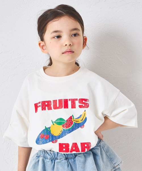 セール】【綿100%】ユニセックス フードプリント フルーツTシャツ（T