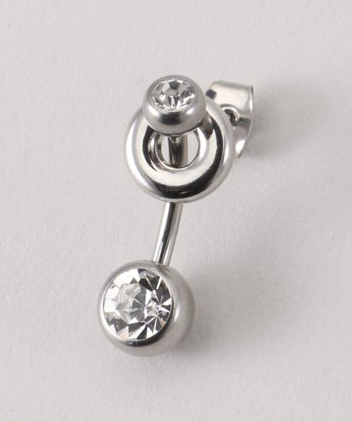 Oriens JOURNAL STANDARD(オリエンス ジャーナルスタンダード)の「【JUSTINE CLENQUET】MINDY CRYSTAL EARRING:ピアス(片耳)(ピアス(片耳用)・レディース・その他・FREE)」の1枚目の写真