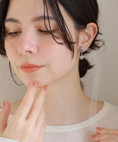 Oriens JOURNAL STANDARD(オリエンス ジャーナルスタンダード)の「【JUSTINE CLENQUET】MINDY CRYSTAL EARRING:ピアス(片耳)(ピアス(片耳用)・レディース・その他・FREE)」の6枚目の写真