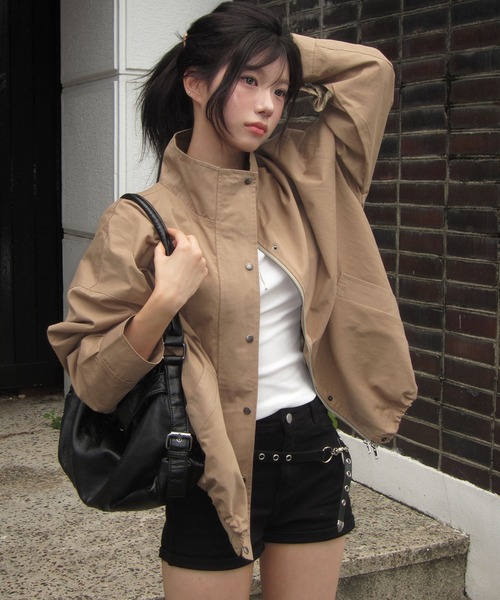 modimood（モディムード）の「[MADE] MOMU BASIC デイリー華奢見えネック7分袖Tシャツ（Tシャツ/カットソー・レディース・アイボリー/ネイビー/グレー・FREE/2/1）」の20枚目の写真