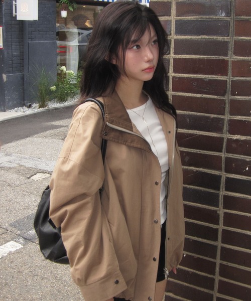 modimood（モディムード）の「[MADE] MOMU BASIC デイリー華奢見えネック7分袖Tシャツ（Tシャツ/カットソー・レディース・アイボリー/ネイビー/グレー・FREE/2/1）」の21枚目の写真