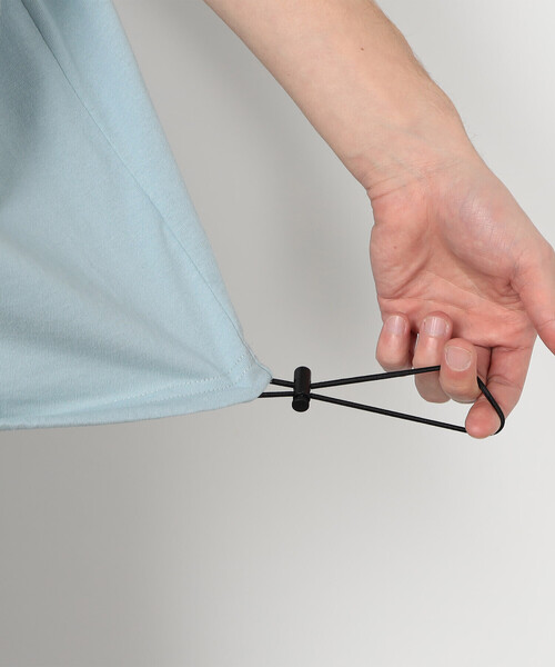 Purple&Yellow（パープルアンドイエロー）の「エンボスロゴ 半袖Tシャツ（Tシャツ/カットソー・メンズ・ホワイト/ブラック/サックスブルー・SMALL/MEDIUM/LARGE）」の22枚目の写真