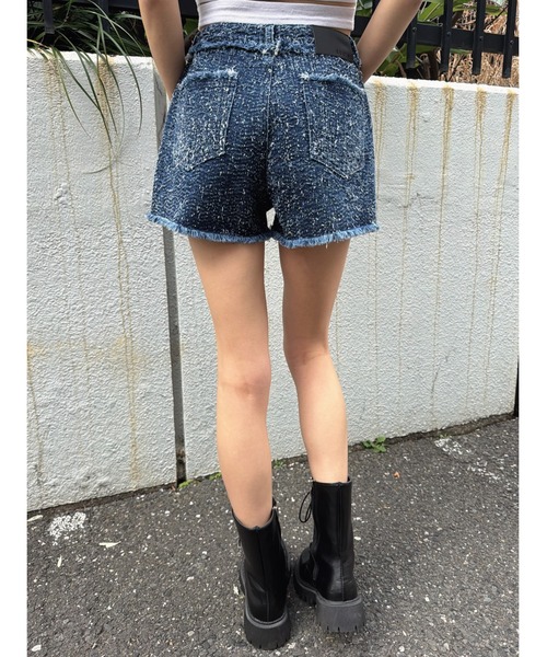 EGOIST（エゴイスト）の「ツイードデニムSPT（デニムパンツ・レディース・サックスブルー/ネイビー・M/S）」の19枚目の写真