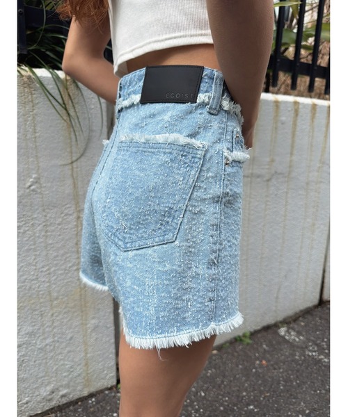 EGOIST（エゴイスト）の「ツイードデニムSPT（デニムパンツ・レディース・サックスブルー/ネイビー・M/S）」の12枚目の写真