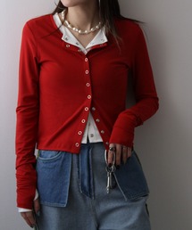 bohmal（ボマール）の「【接触冷感】【UVカット】【抗菌防臭】バンブークルーネックカーディガン（カーディガン/ボレロ）」