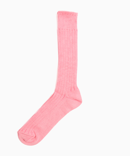 JOURNAL STANDARD（ジャーナルスタンダード）の「ウィーブ ブレンド リブ ソックス（ソックス/靴下・メンズ・ライトブルー/レッド/ピンク/イエロー/アーミー・FREE）」の4枚目の写真