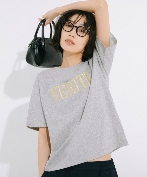 coca(coca)(コカ)の「クルーネックロゴTシャツ(Tシャツ/カットソー・レディース・D/C/B/A/E/F/G/H・M/L/XL/S)」の3枚目の写真
