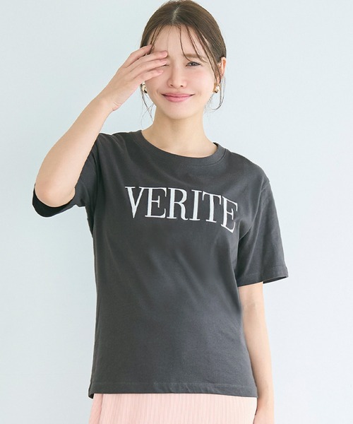 coca(coca)(コカ)の「クルーネックロゴTシャツ(Tシャツ/カットソー・レディース・D/C/B/A/E/F/G/H・M/L/XL/S)」の4枚目の写真