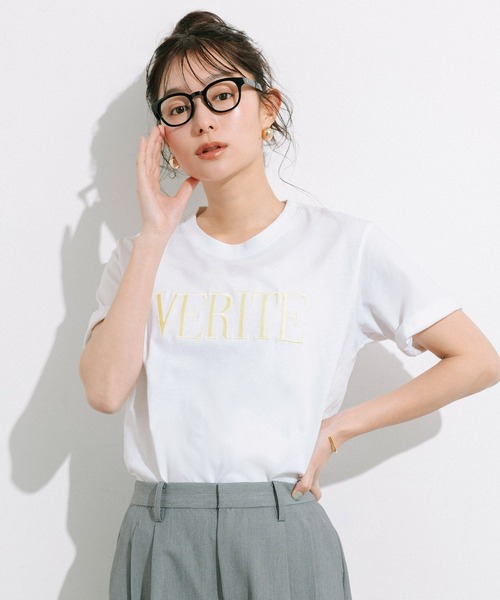 coca(coca)(コカ)の「クルーネックロゴTシャツ(Tシャツ/カットソー・レディース・D/C/B/A/E/F/G/H・M/L/XL/S)」の10枚目の写真