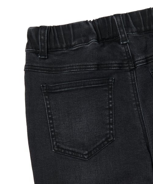 MUSINSA STANDARD KIDS（ムシンサスタンダードキッズ）の「テーパードバンディングデニムパンツ[ウォッシュドブラック]（デニムパンツ・レディース・その他・100/110/120/130/140/150）」の6枚目の写真