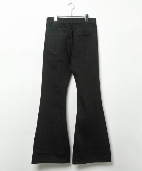 LAND MUSEUM（ランドミュージアム）の「LAND MUSEUM／ハトメストラップデニム（デニムパンツ・メンズ・ブラック・MEDIUM/LARGE）」の6枚目の写真