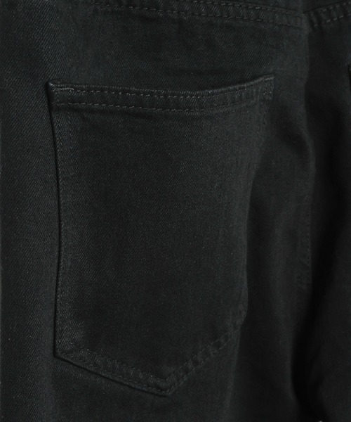 LAND MUSEUM（ランドミュージアム）の「LAND MUSEUM／ハトメストラップデニム（デニムパンツ・メンズ・ブラック・MEDIUM/LARGE）」の8枚目の写真