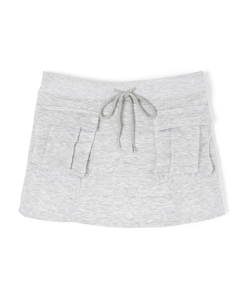 M DOLLY(エムドリー)の「double pocket vera mini skirt/ダブルポケットヴェラミニスカート(スカート・レディース・グレー/ブラック・S/M)」の16枚目の写真